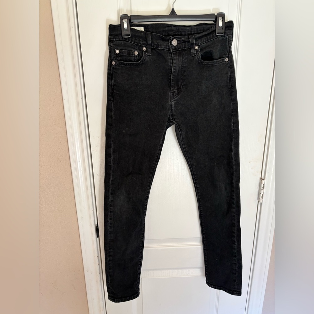 Levi's‎ Premium 510 Women’s 29x30 Black Skinny Jeans Stretch Denim